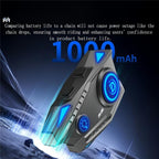 JYD-C68 Motorcycle Riders Helmet Hands-Free Wireless Bluetooth Music Headset, JYD-C68