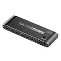 K8 With RJ45 Ethernet Port 2 In 1 Out Type C KVM Switcher 7 USB 2.0 Ports Docking Station, K8