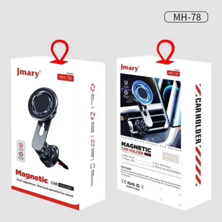 JMARY MH-78 Strong Magnetic Absorption Cell Phone Holder Bracket Car Air Vent Phone Mount, MH-78