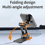 JMARY MH-82 Car Dashboard Zinc Alloy Foldable Magnetic Phone Holder, MH-82