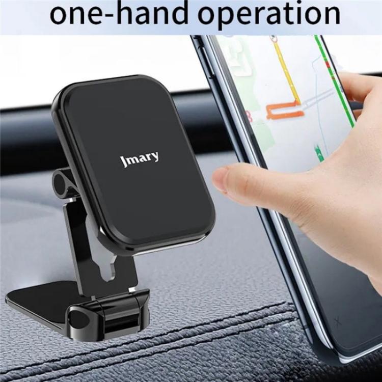 JMARY MH-82 Car Dashboard Zinc Alloy Foldable Magnetic Phone Holder, MH-82