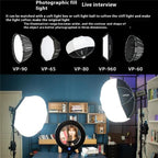 VILTROX Ninja 10 5600K Professional Photography Studio Fill Light 120W LED Video Light, US Plug, UK Plug, EU Plug
