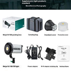 VILTROX Ninja 10B 2800-6800K Photography Studio Streaming Fill Light 120W LED Video Light, US Plug, UK Plug, EU Plug