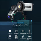 VILTROX Ninja 10B 2800-6800K Photography Studio Streaming Fill Light 120W LED Video Light, US Plug, UK Plug, EU Plug