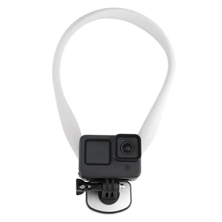 C071 Neck Strap Mount Silicone Metal Bracket For GoPro / Insta360 / DJI Action Cameras, Action Cameras Bracket