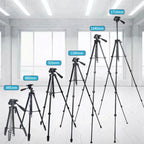 JMARY KP-2201 Portable 1.7m Adjustable Stand Smartphone / Camera Live Photography Tripod
