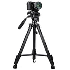 YUNTENG VCT-60 Retractable Tripod Stand For Smartphones DSLR Mirrorless Cameras, VCT-60