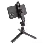 KY18 Live Streaming Photography DSLR Camera Rotating Cellphone Clamp Cold Shoe Mount, KY18