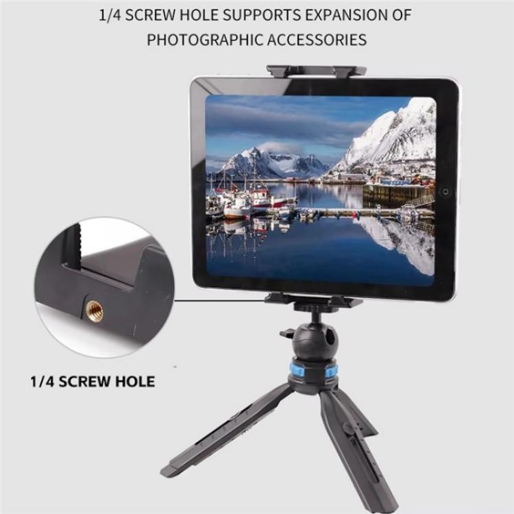 F088 Hot Shoe Mount Large Tablet Clamp Multi-Function Universal Phone Tablet Holder, F088