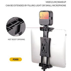 F088 Hot Shoe Mount Large Tablet Clamp Multi-Function Universal Phone Tablet Holder, F088
