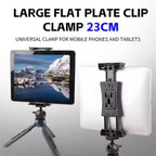 F088 Hot Shoe Mount Large Tablet Clamp Multi-Function Universal Phone Tablet Holder, F088