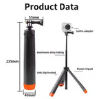C063 Underwater Floating Selfie Stick Anti-Shake Tripod Snorkeling Pole For GoPro Action Camera, C063