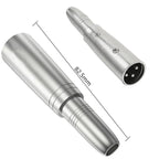 JUNSUNMAY XLR Male to 6.35mm Female Audio Adapter, XLR Male to 6.35mm Female