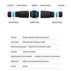 JUNSUNMAY IP68 Shielded Pure Copper Waterproof Gigabit RJ45 Ethernet Coupler for Cat5/Cat5e/Cat6/Cat7/Cat8