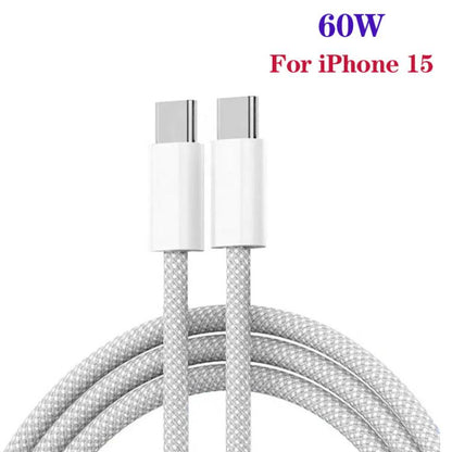 PD45W + PD30W Dual Port Type-C Car Charger with USB-C to USB-C Data Cable, P65 with USB-C Cable(Black), P65 with USB-C Cable(White)