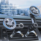 V005 360 Degree Rotatable Air Vent Holder Bracket Compatible With MagSafe Car Phone Mount, V005 (Gear Type), V005 (Single Hole)