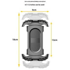 Z012 360 Degree Rotation Motorcycle Bicycle Handlebar Rearview Mirror Phone Mount