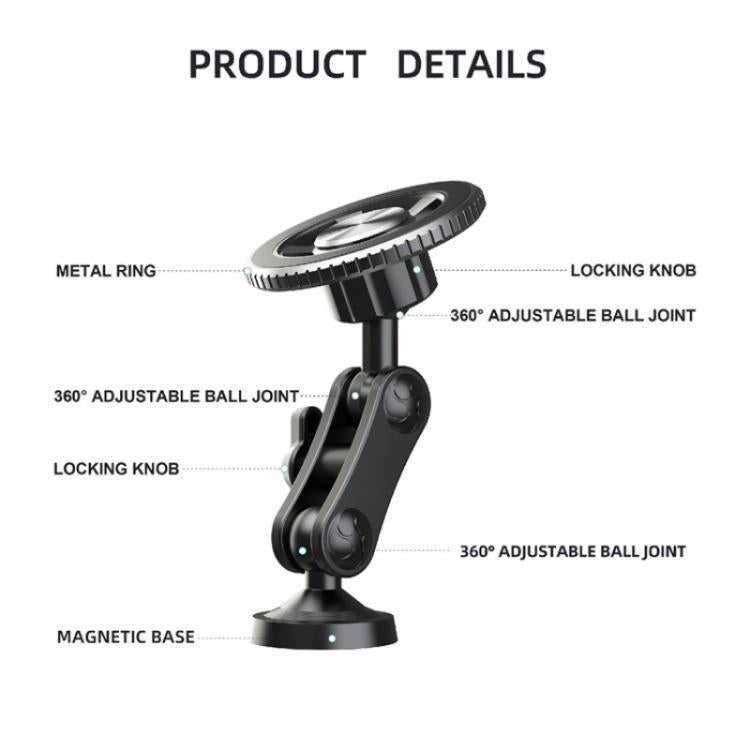 X036 Dual Magnetic MagSafe Lazy Phone Holder for Gym Equipment, X036