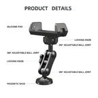 X037 360 Degree Adjustable Magnetic Base Phone Holder for Gym Equipment, X037