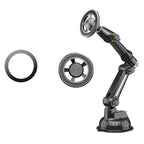 XWJ-JX04 Dashboard Windshield Magnetic Car Mount Suction Cup Base Long Arm Holder, XWJ-JX04 (Gear Type), XWJ-JX04 (Single Hole)