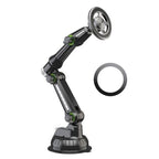 XWJ-JX04 Dashboard Windshield Magnetic Car Mount Suction Cup Base Long Arm Holder, XWJ-JX04 (Gear Type), XWJ-JX04 (Single Hole)
