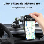 XWJ-JX04 Dashboard Windshield Magnetic Car Mount Suction Cup Base Long Arm Holder, XWJ-JX04 (Gear Type), XWJ-JX04 (Single Hole)