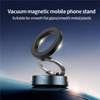 X28 Vacuum Suction Phone Mount 360 Degree Rotating Magnetic Car Phone Holder, X28 (Black), X28 (White)