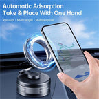 S11 360 Degree Rotation Foldable Alloy Phone Holde Dashboard Magnetic Car Phone Holde, S11