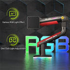 NORTH BAYOU L50 32-60 Inch Gaming Screen RGB Light Curved Ultrawide Flat Monitor Stand