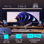 NORTH BAYOU G60 32-60 Inch Flat Ultrawide Curved Suspended Arm Gaming Monitor Stand, G60