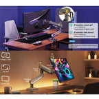 NORTH BAYOU A6 Flat Ultrawide Curved Display Bracket 27-50 Inch Monitors Ergonomic Stand, A6