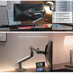 NORTH BAYOU A5 Flat Ultrawide Curved Monitors Bracket Gaming Monitor Arm VESA Mount, A5