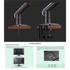 NORTH BAYOU A5 Flat Ultrawide Curved Monitors Bracket Gaming Monitor Arm VESA Mount, A5