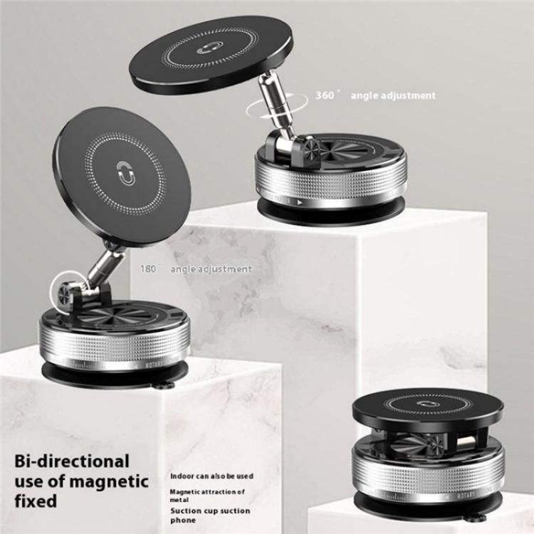SD09 Dashboard Windshield Vacuum Suction Phone Holder Magnetic Car Mount Foldable Stand, SD09