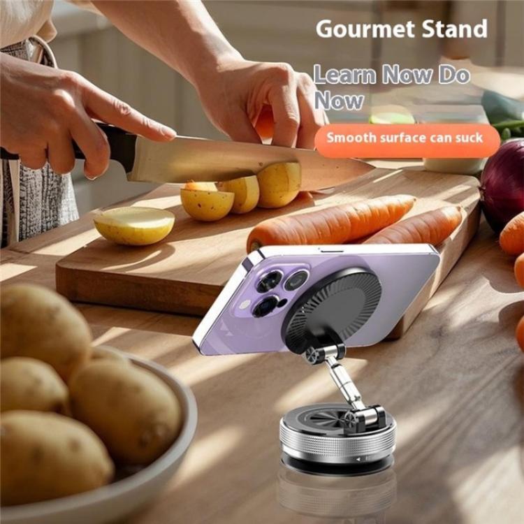 SD09 Dashboard Windshield Vacuum Suction Phone Holder Magnetic Car Mount Foldable Stand, SD09