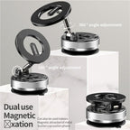 SD08 360 Degree Rotation Magnetic Car Mount Foldable Stand Vacuum Suction Phone Holder, SD08