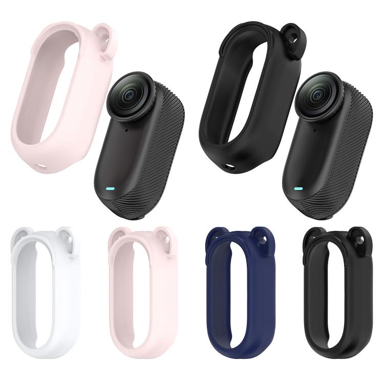 Solid Color Silicone Protective Case, For Insta360 Go 2, For Insta360 Go 3S / Go 3