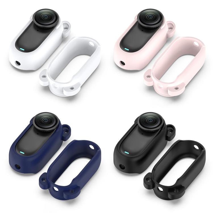 Solid Color Silicone Protective Case, For Insta360 Go 2, For Insta360 Go 3S / Go 3