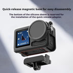 Soft Silicone Shockproof Protective Case Cover with Lens Cap, For DJI Action 5 Pro / 4 / 3