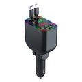 L5 Car Bluetooth-Compatible MP3 Player Hands Free Calling FM Transmitter Fast Charger, L5