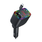 L5 Car Bluetooth-Compatible MP3 Player Hands Free Calling FM Transmitter Fast Charger, L5