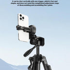 YUNTENG VCT-669 For Live Streaming Video Recording Camera Tripod Smartphone Selfie Mount, VCT-669