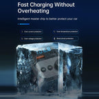 BC98 Car PD 36W Fast Charging QC3.0 Charger FM Transmitter Bluetooth 5.3 Hands-Free Call, BC98