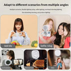 AL80 Portable 360 Degree Rotatable Magnetic Selfie Fill Light LED Fill Lamp, AL80