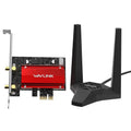 WAVLINK WN685BE3-A Tri-Band BE200 Wireless Adapter Desktop PC WiFi 7 BE8800 Pcie Card, WN685BE3-A