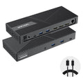 WAVLINK UG69PD24 12-in-1 PD 100W Charging Displaylink Docking Station For Thunderbolt 4 / 3, UG69PD24