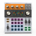 C200 For Live Streaming / Singing Sound Card Audio Mixer Bluetooth Adjustable Mixing Console, C200