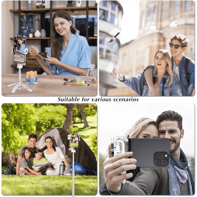 Jmary MT-18 Extendable Phone Holder Wireless Control Mini Phone Selfie Stick Tripod, MT-18 (White), MT-18 (Black)