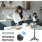 Jmary MT-18 Extendable Phone Holder Wireless Control Mini Phone Selfie Stick Tripod, MT-18 (White), MT-18 (Black)
