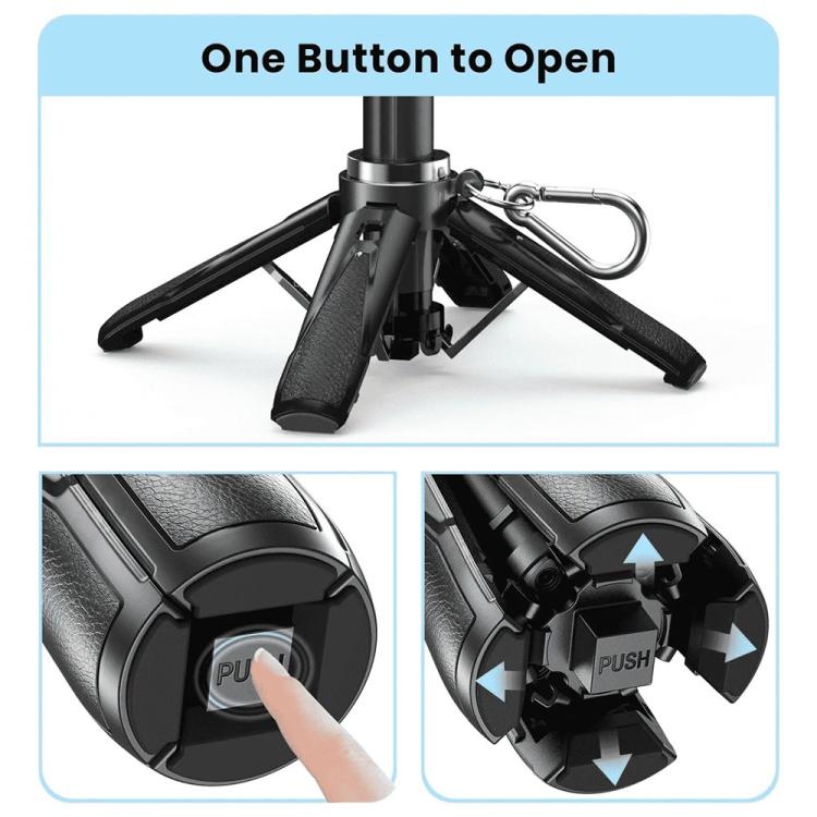 Jmary MT-18 Extendable Phone Holder Wireless Control Mini Phone Selfie Stick Tripod, MT-18 (White), MT-18 (Black)